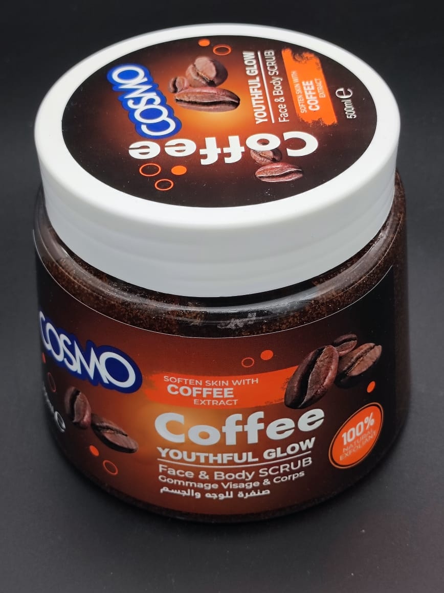 Cosmo скраб Coffee Youthful Glow для рук, для ног, для тела 500 мл