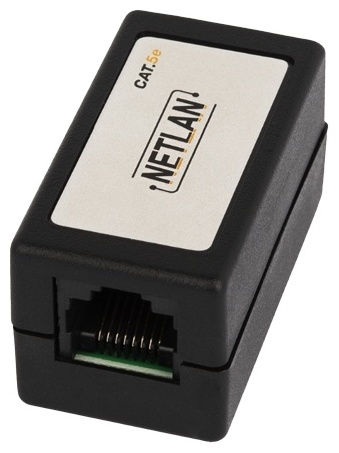 Переходник NETLAN RJ-45 - RJ-45  EC-UCB-55-UD2-BK-10