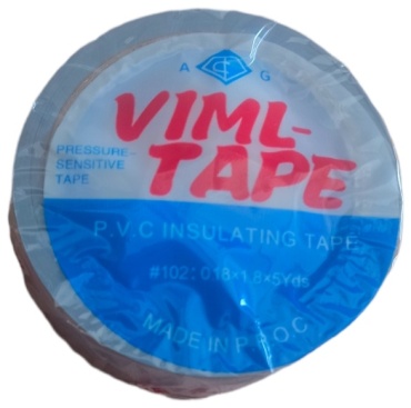 Изолента Viml Tape ПВХ цвет серый, 5 м х 18 мм, 1 шт.