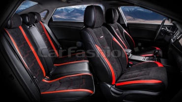 Carfashion Smart Plus 5D 22237 черный-красный