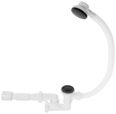 Сифон АНИ пласт EC255BL 50 мм черный
