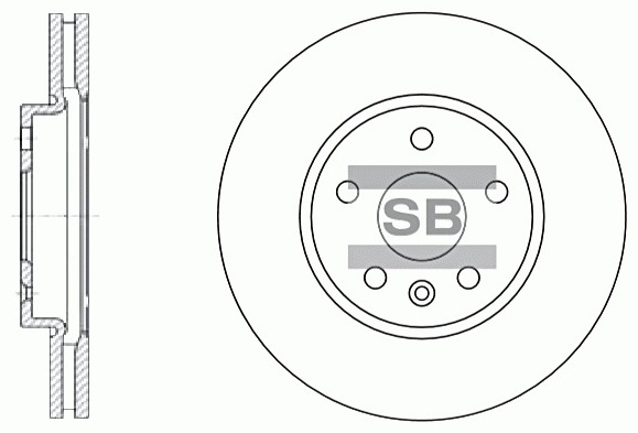 Диски Sangsin Brake передние SD3031-M