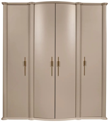 Распашной шкаф СлонимМебель Моника, 194x220х72 см, коричневый