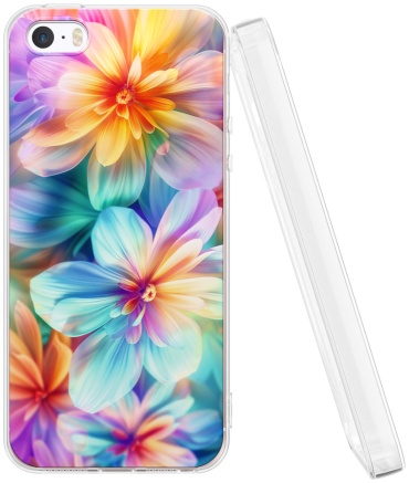 Чехол Mcover для Apple iPhone SE, iPhone 5, iPhone 5S рисунок