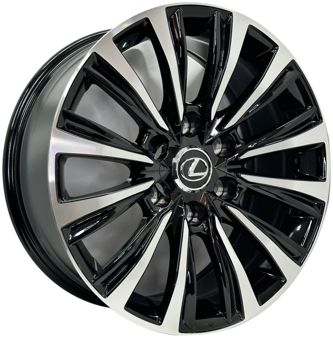 Yixing 1778WW 7.5x18/6x139.7 D106.1 ET20 4 диска черный, серебристый