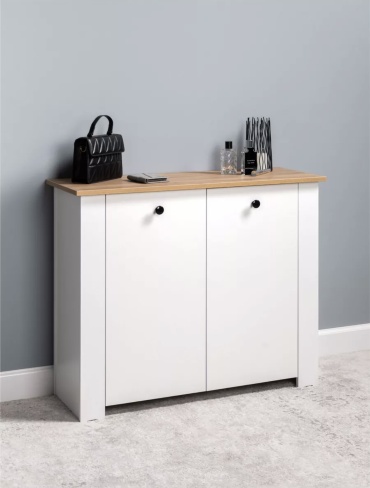 Комод Столица мебели Мобик, 90x35.40x74.7 см, белый, светло-коричневый