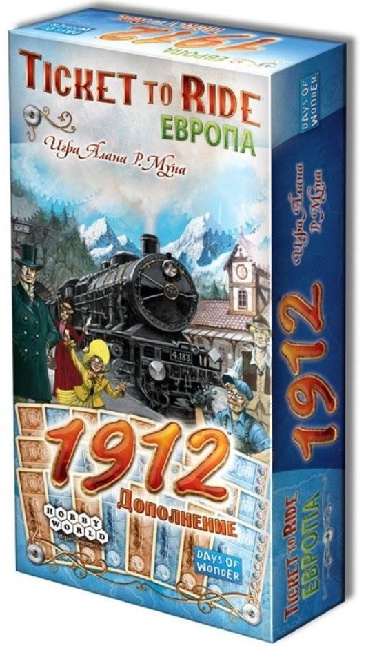 Купить Настольная игра Hobby World Ticket to Ride Европа 1912 1626 в ...