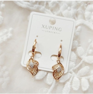 Серьги Xuping Jewelry медицинская сталь, фианит