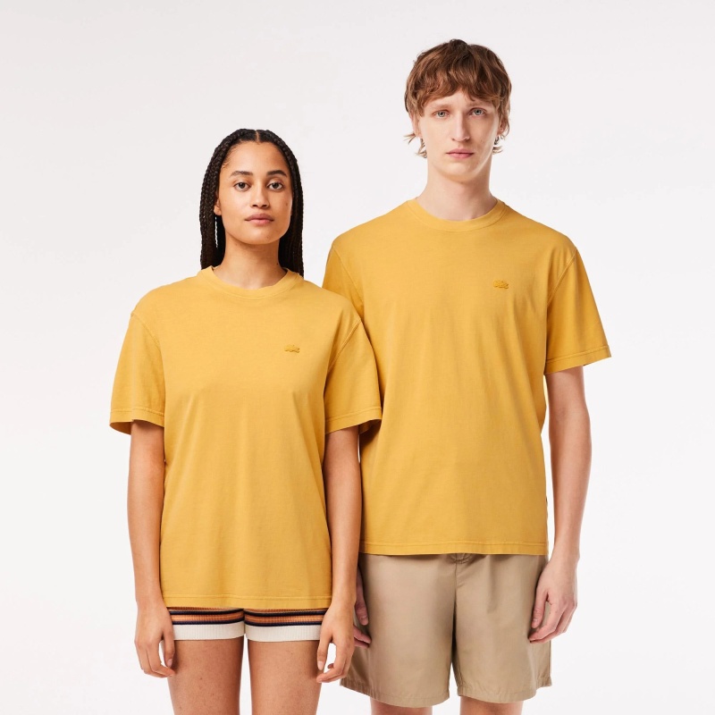 Футболка LACOSTE желтый