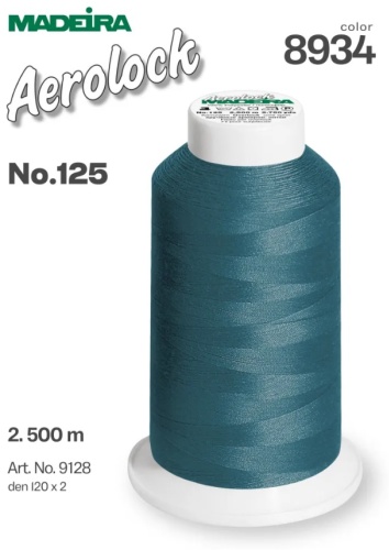 Нить оверлочная Aerolock №125 2500 м 9128-8934