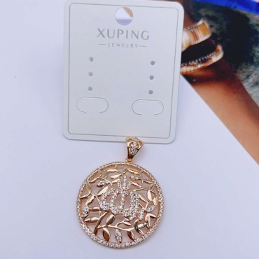 Подвеска Xuping Jewelry бижутерный сплав, ювелирный сплав, медицинское золото, кристаллы Swarovski