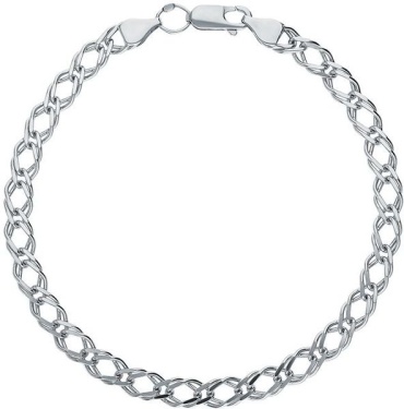 Kari jewelry 52809010 длина 18 см, вес 2.98 г серебро, плетение ромб