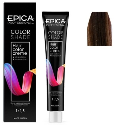 EPICA Professional Color Shade 7.72 русый шоколадно-перламутровый крем-краска 100 мл