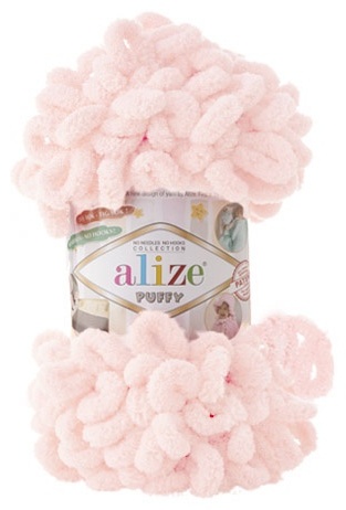 Моток Alize Puffy 639 светлая пудра 9 м 100 г