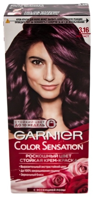 Купить Garnier Color Sensation крем-краска 3.16 фиолетовый 100 мл в ...
