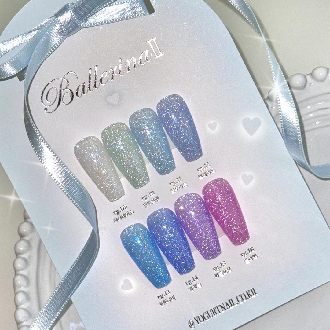 Yogurt Nail гель-лак Ballerina 2 8 разных оттенков глянцевое 8 мл