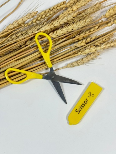 Ножницы канцелярские SCISSOR 6544896, 13 см, желтый