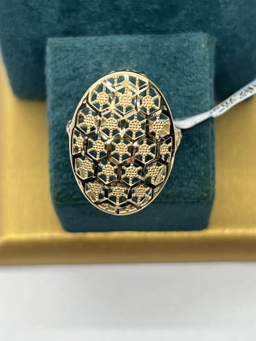 Zhanar Gold 654789 размер 19 вес 2.70 г золото, без вставок