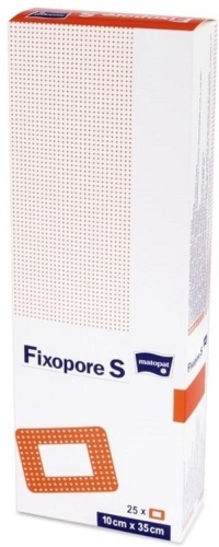 Повязки на рану Fixopore S 10смх35см 1 шт стерильно