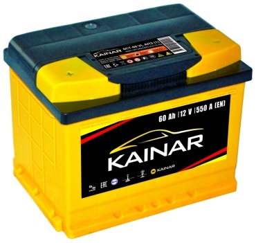 Kainar 6СТ-60 АПЗ 60 Ah +/-