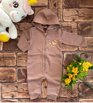 Комбинезон Twins Textile бежевый, бронзовый