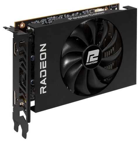Видеокарта PowerColor AMD Radeon RX 6400 ITX AXRX 6400 4GBD6-DH 4096 Гб