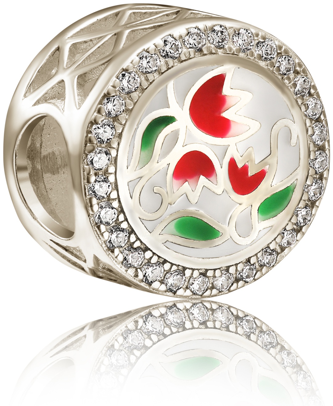 Шарм Lucente Silver 54-HE-791-S вес 3.02 г серебро, эмаль