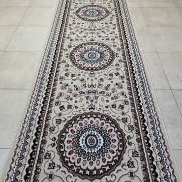 Ковровая дорожка Bal Tekstil короткий ворс, хлопок, полипропилен, джут, 100 см x 1.5 м