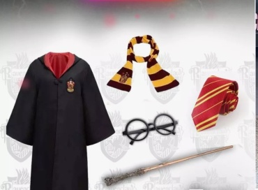 Harry Potter Костюм Гарри Поттера Harry Potter шарф, галстук, палочка, перчатки, очки, мантия 5 шт