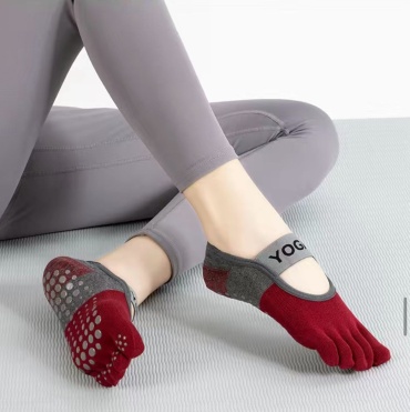 Носки YOGA SOCKS 1 пара бордовый 36-40