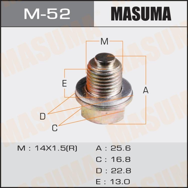 MASUMA сливная пробка поддона m52