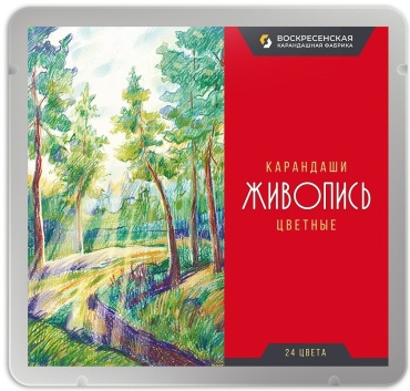 Цветной карандаш ВКФ форма шестигранная 24 шт