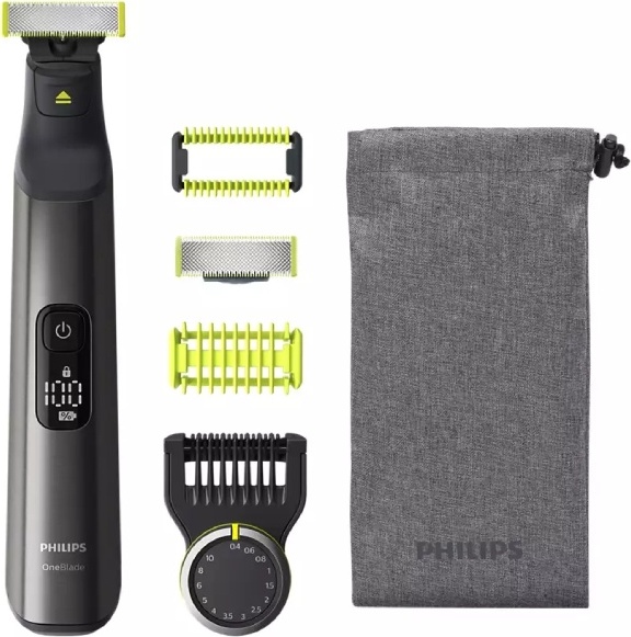 Электробритва Philips OneBlade Pro Face + Body QP6550/15 сеточная
