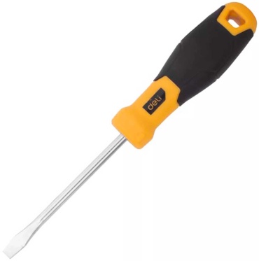 DELI отвертка EDL6361001 SL6х100 мм