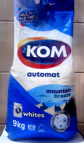 KOM для белых и светлых тканей mountain breeze whites 9 кг