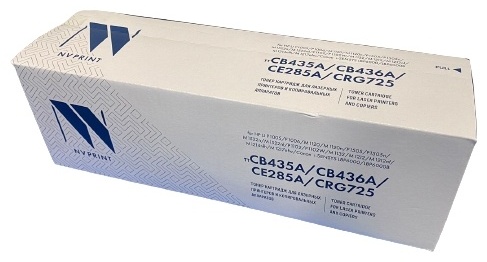 Картриджи NV Print CB435A / CB436A / CE285A / CRG725 с чипом черный