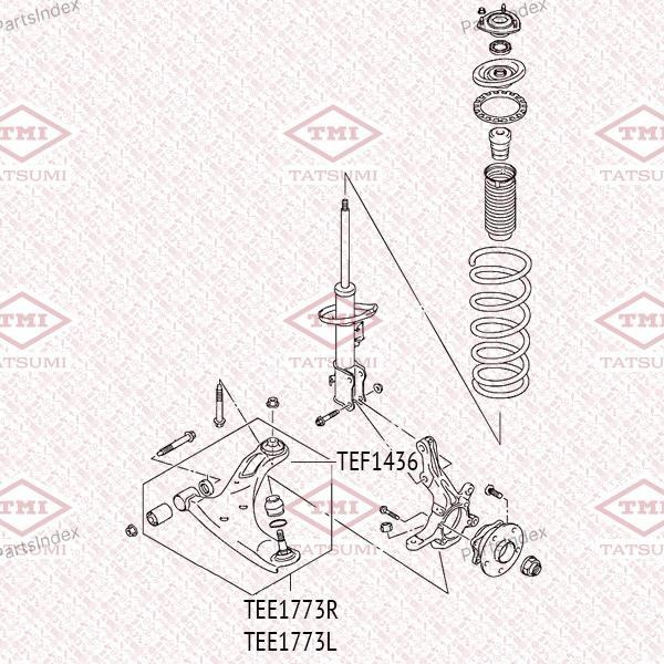 TATSUMI Рычаг Подвески TEE1773R