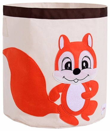 My Baby корзина для белья, игрушек 48x43.6x48 см, лен, войлок