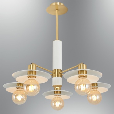 Люстра потолочная Bussy Lighting E27, кол-во ламп: 5 шт