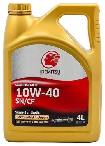 Полусинтетическое IDEMITSU Extreme 10W-40 4 л