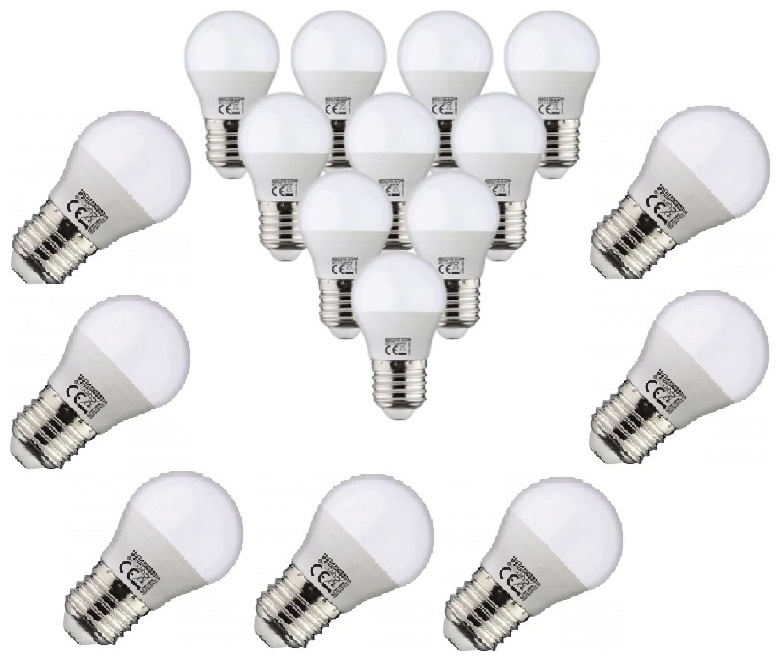 Horoz Electric 10W E27, светодиодная, холодный белый