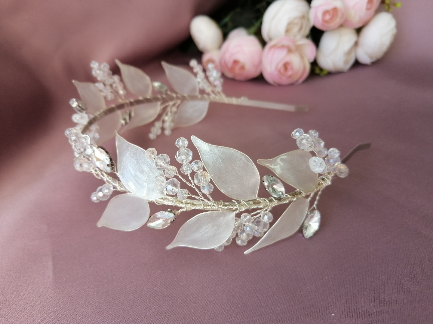 Happy bride style диадема венок 1 шт, белый