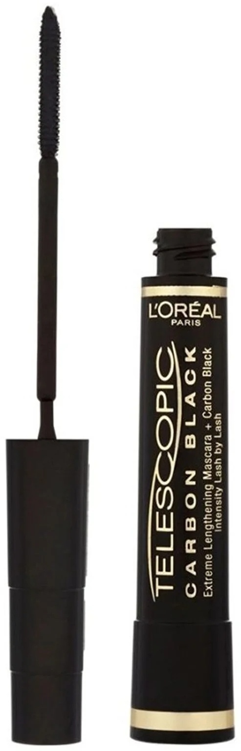 Тушь для ресниц Loreal Paris Telescopic Carbon Black удлиняющая черный