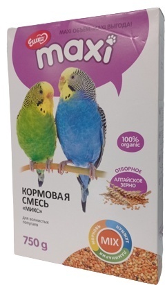 Ешка Maxi Микс для волнистых попугаев 750 г