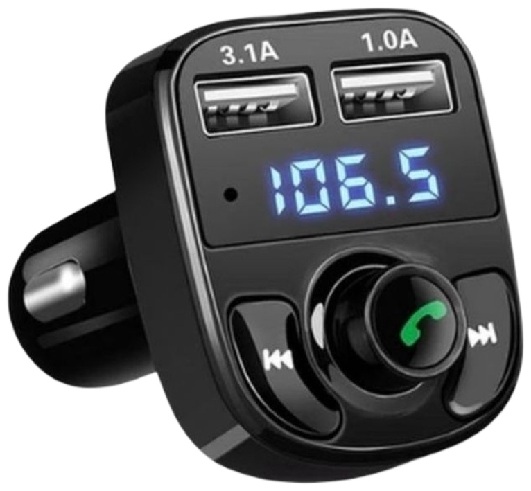 FM-трансмиттер Wireless X8 черный