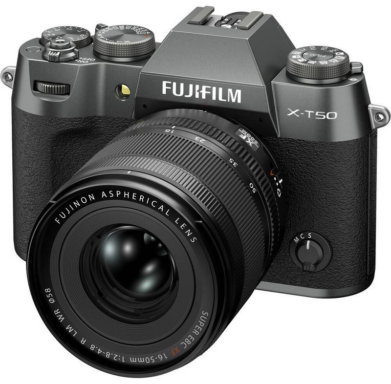 Купить Фотокамера Fujifilm X-T50 kit 16-50mm Charcoal Silver в Алматы ...