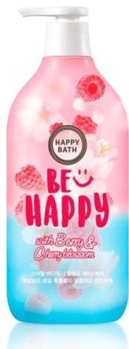 HAPPY BATH Be Happy Berry and Cherry Blossom гель 900 мл