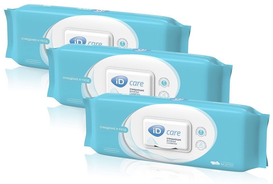 ID direct салфетки ID Care 64 шт