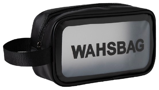 Washbag косметичка полиэстер черный 12X22 см