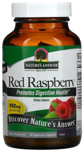Nature's Answer БАД Red Raspberry 475 мг 90 капсул